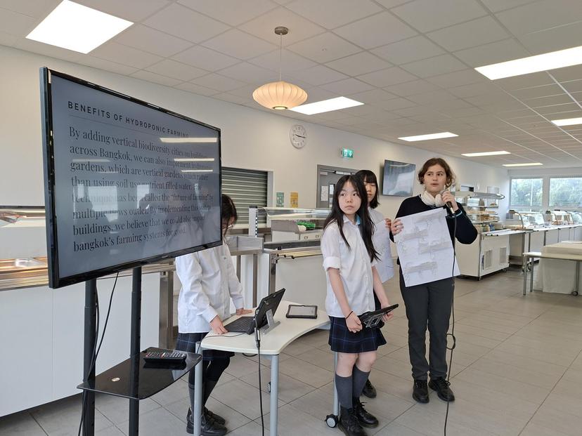 Team Alpha winning the Hackathon